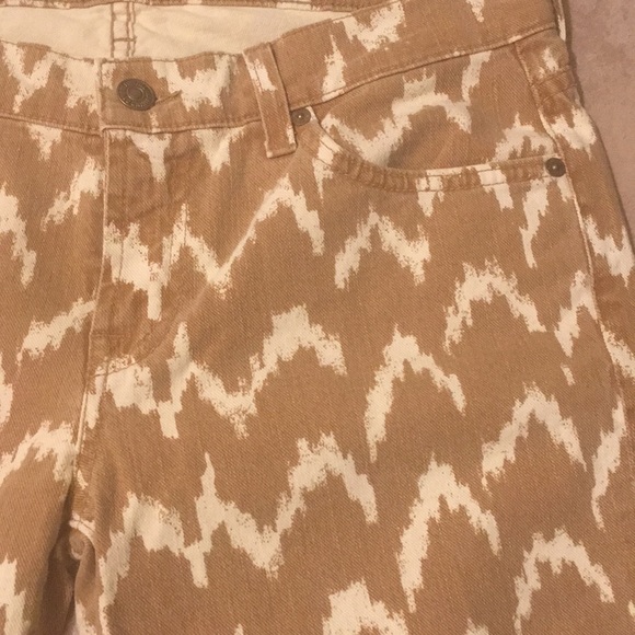 7 for all Mankind Chevron Printed Skinny Jeans - Picture 3 of 7